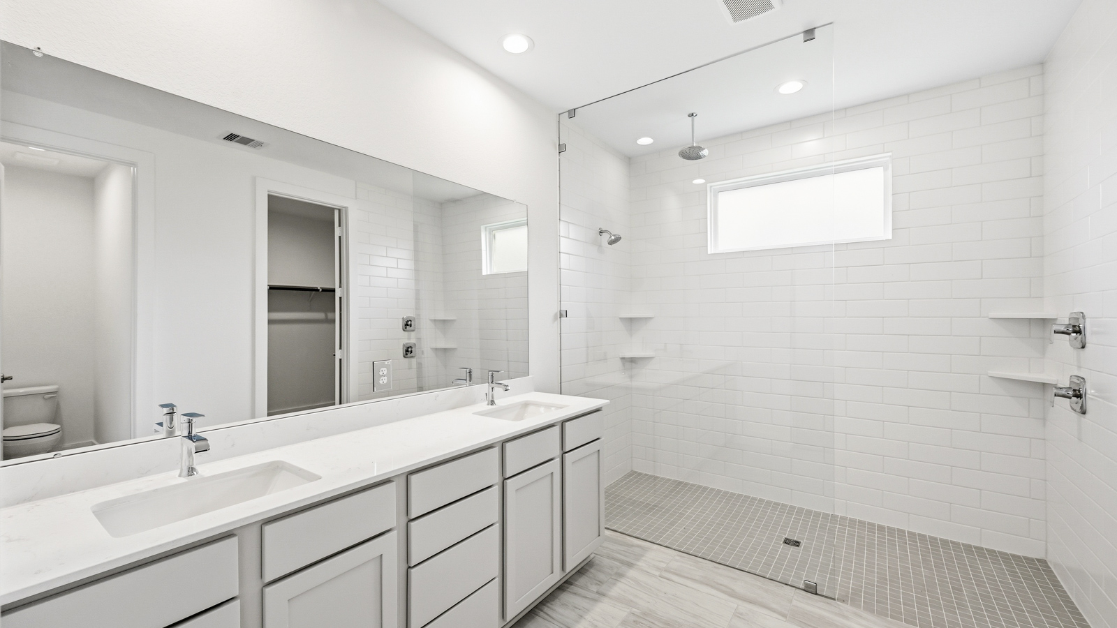 Primary bathroom with stand-alone shower