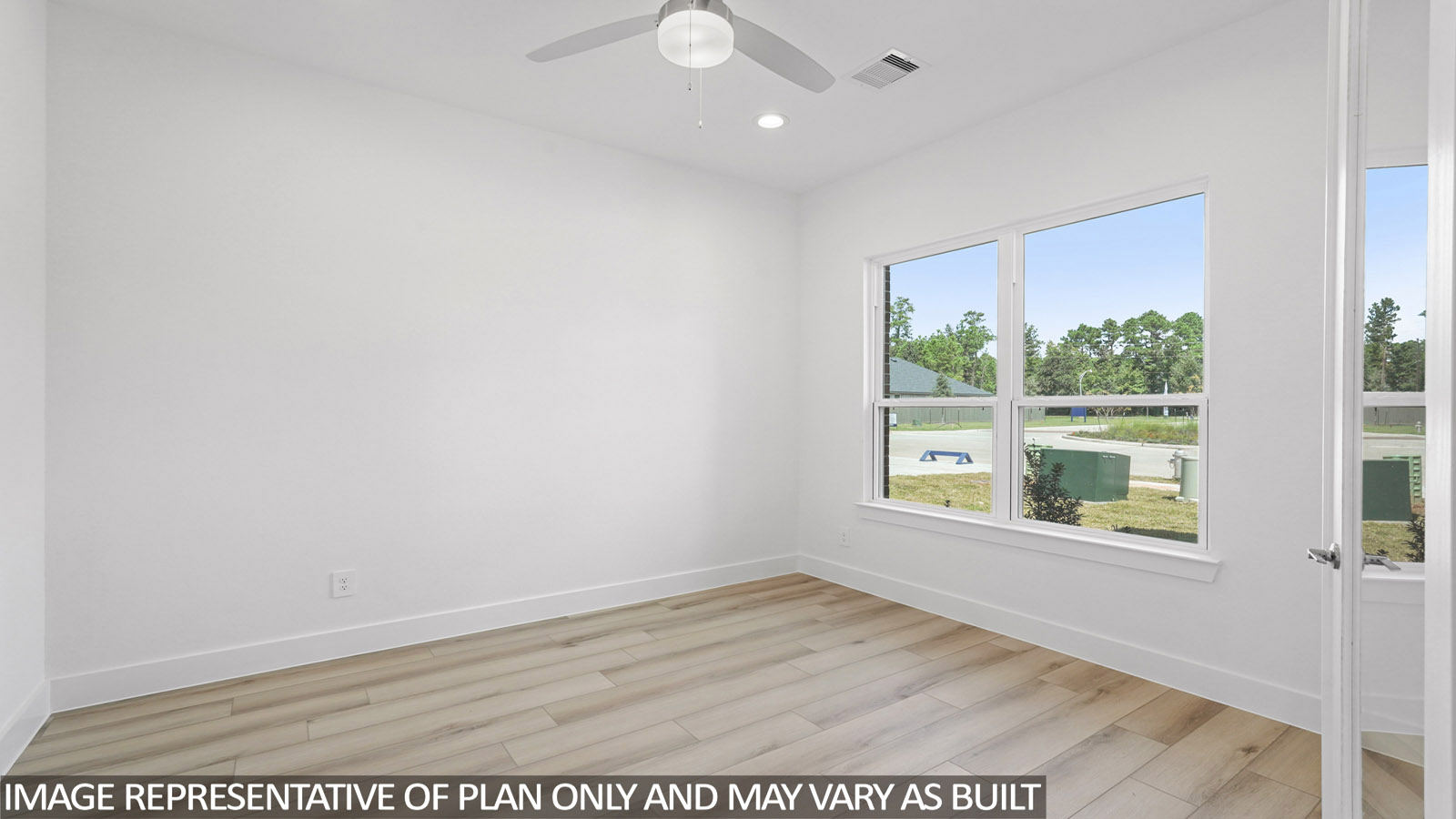 Dining area with vinyl flooring