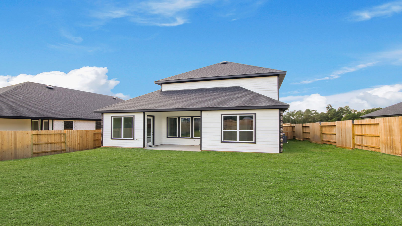 428 Summerset Landing Court, Conroe, TX, Hills of Westlake backyard