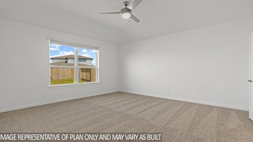 bedroom with carpet