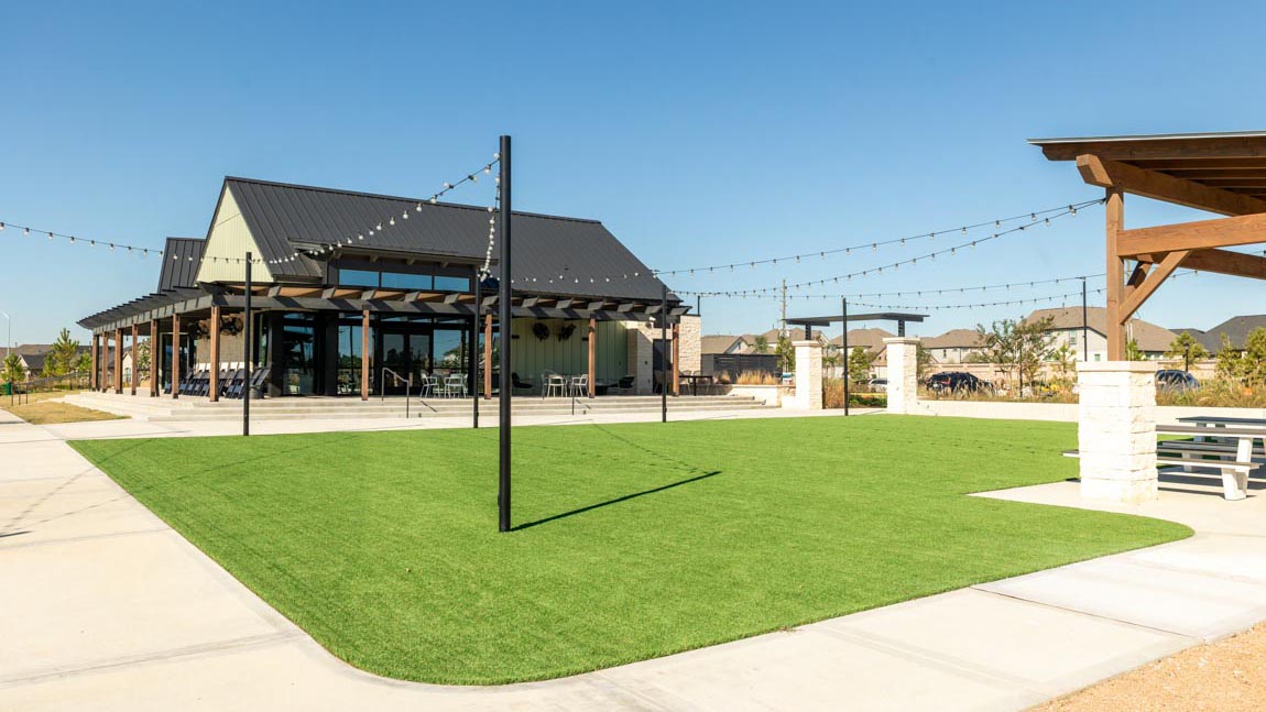 Cypress green amenity village community lawn