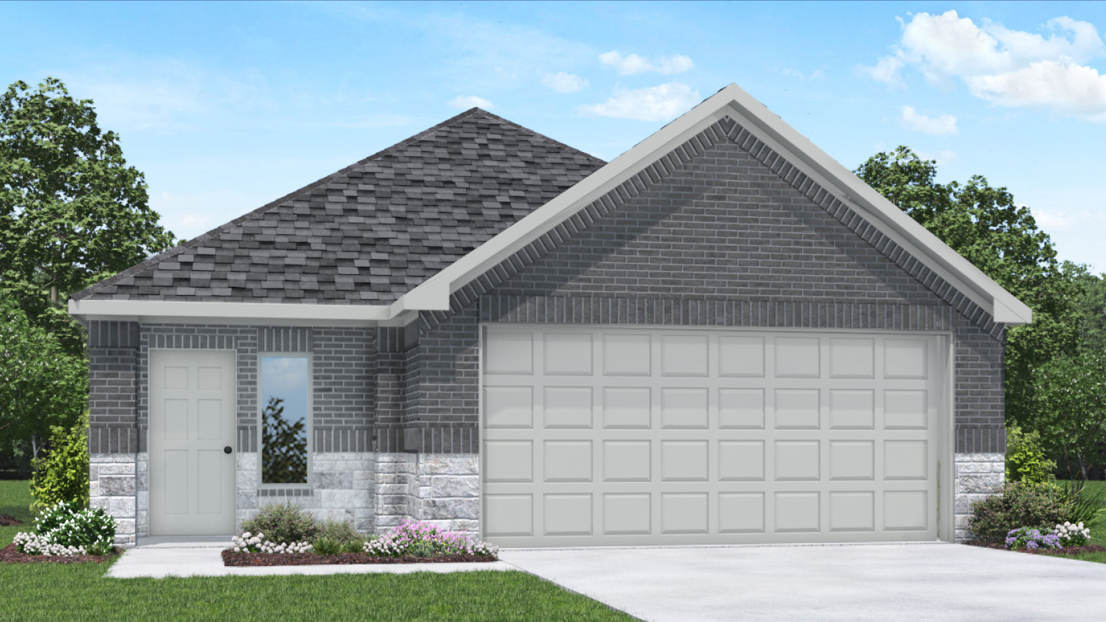 Rendering of E30B elevation K.