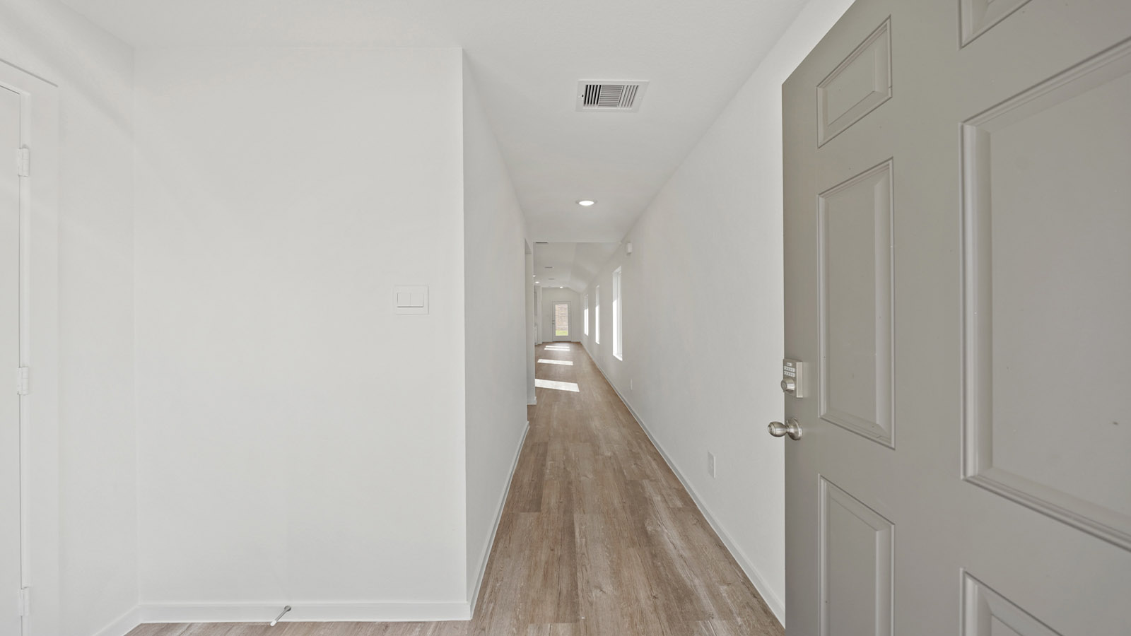 entryway with vinyl flooring