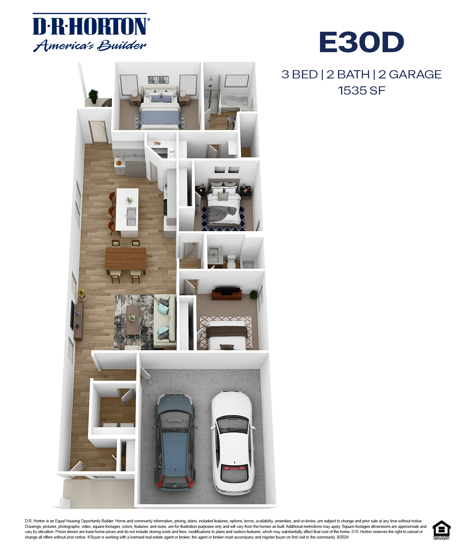 e30D Rendering Flyer