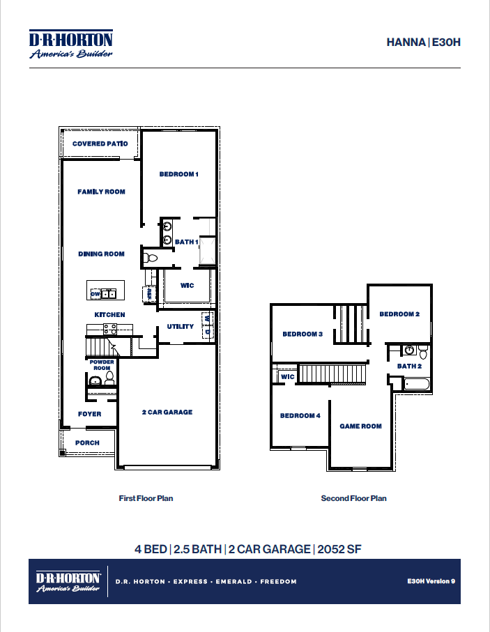 E30H floor plan.