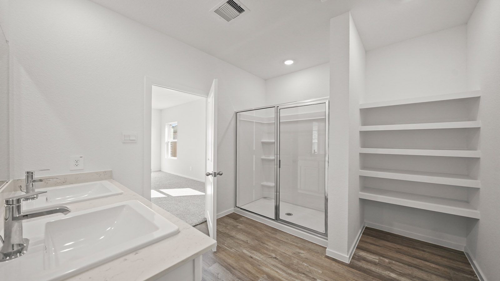 Modern ensuite bathroom designed layout offering spa-inspired comfort, updated fixtures, clean sightlines