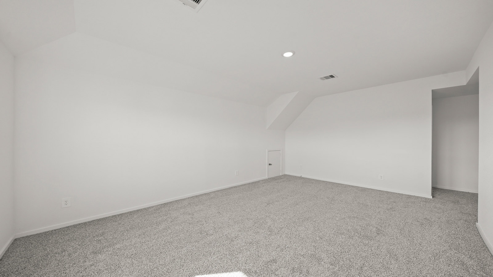 Owner’s ensuite in a D.R. Horton new build home offers function and style with a walk-in closet, spa-like ensuite