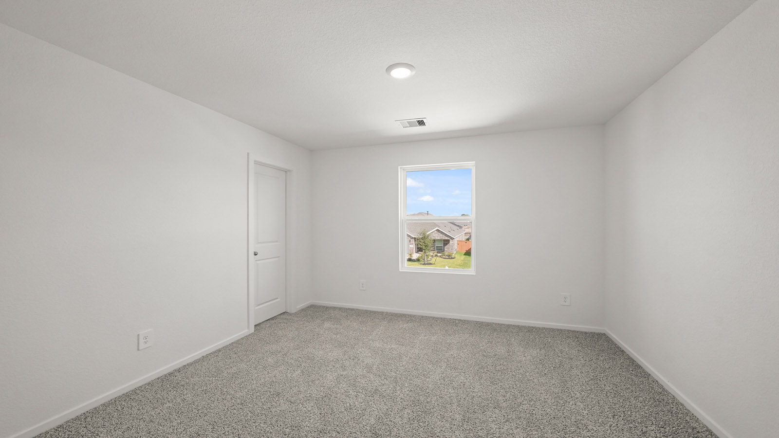 Second bedroom, flex-office, study, entertainment, game, craft room in this new construction D.R. Horton home