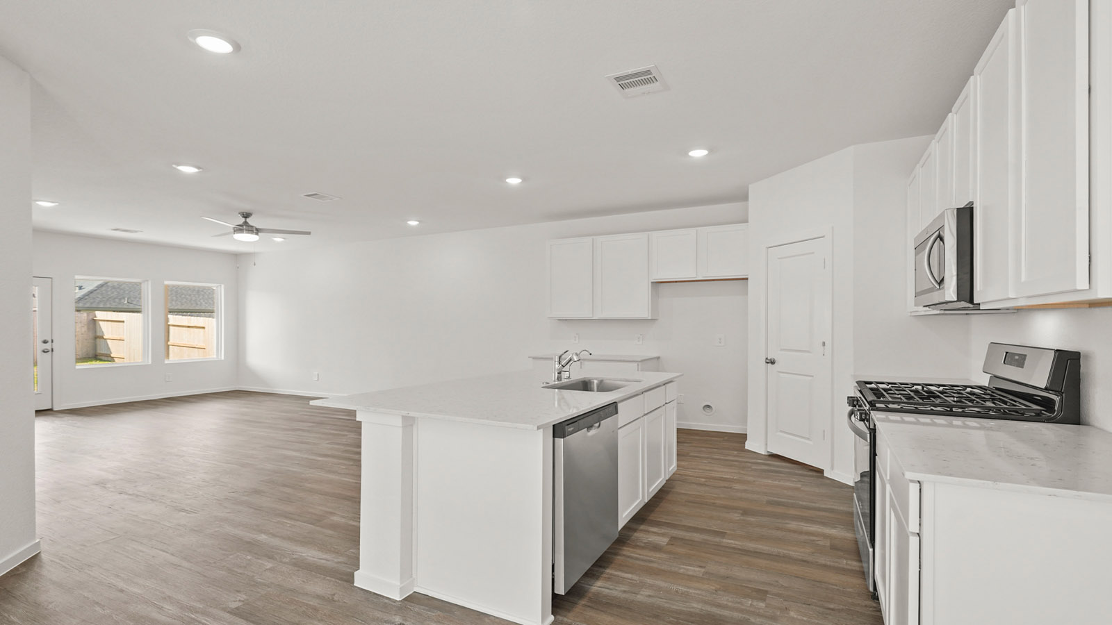 New appliances included, with our kitchen island, a sink, seating that anchor our kitchen, pantry, near dining, living rooms