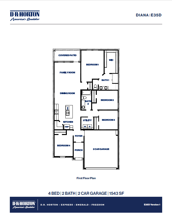 E35D floor plan.