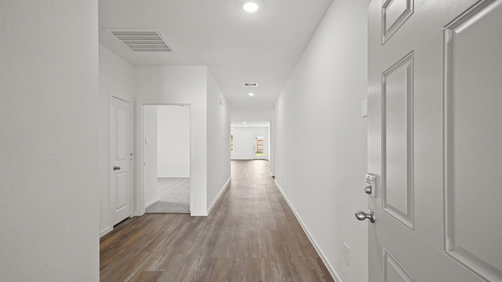 entryway with vinyl flooring