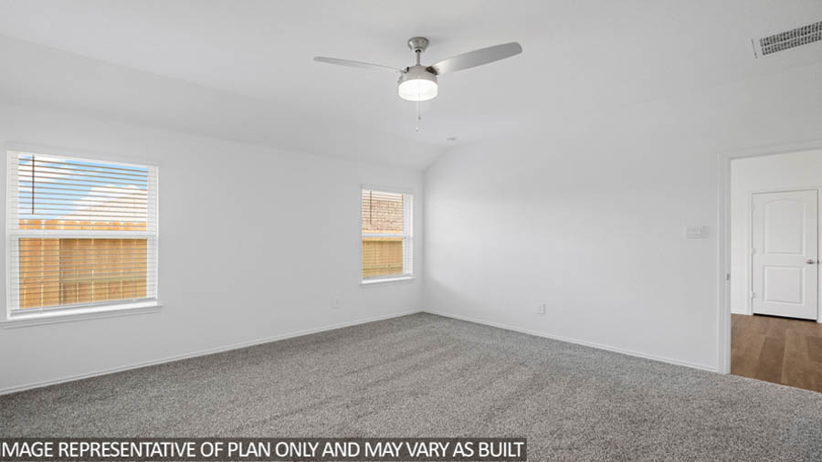 bedroom with carpet flooring in Hockley, TX