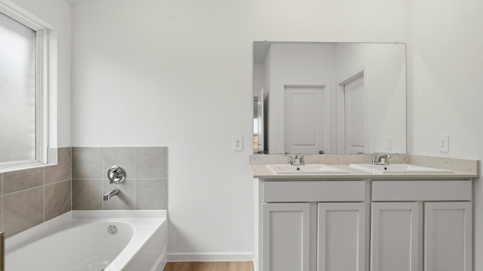 seperate tub and shower in primary bath