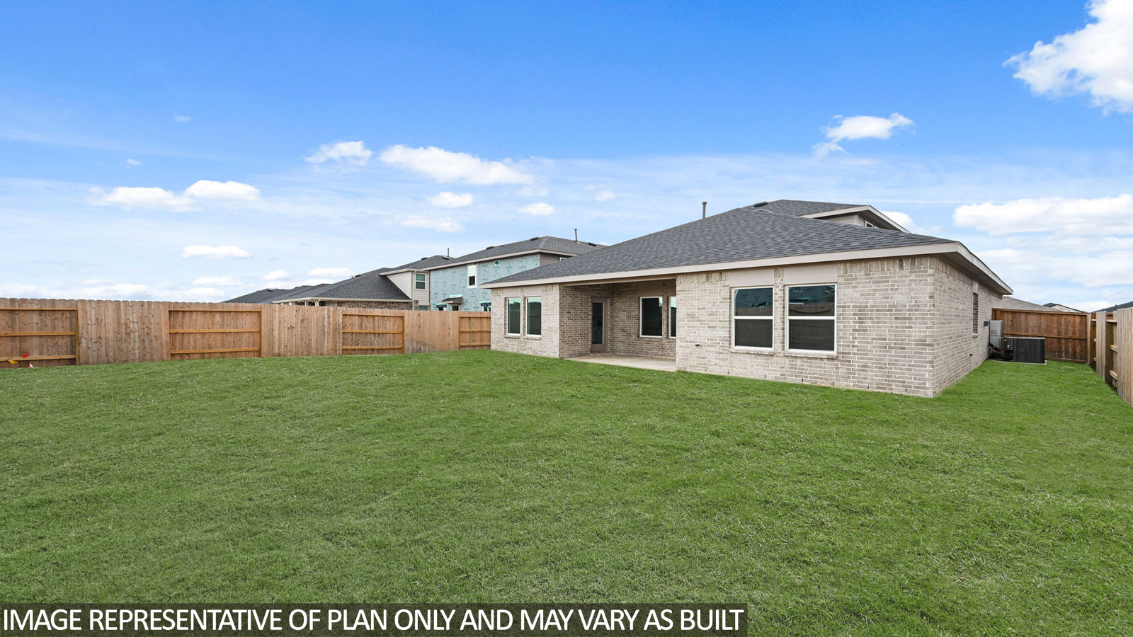 backyard with covered patio