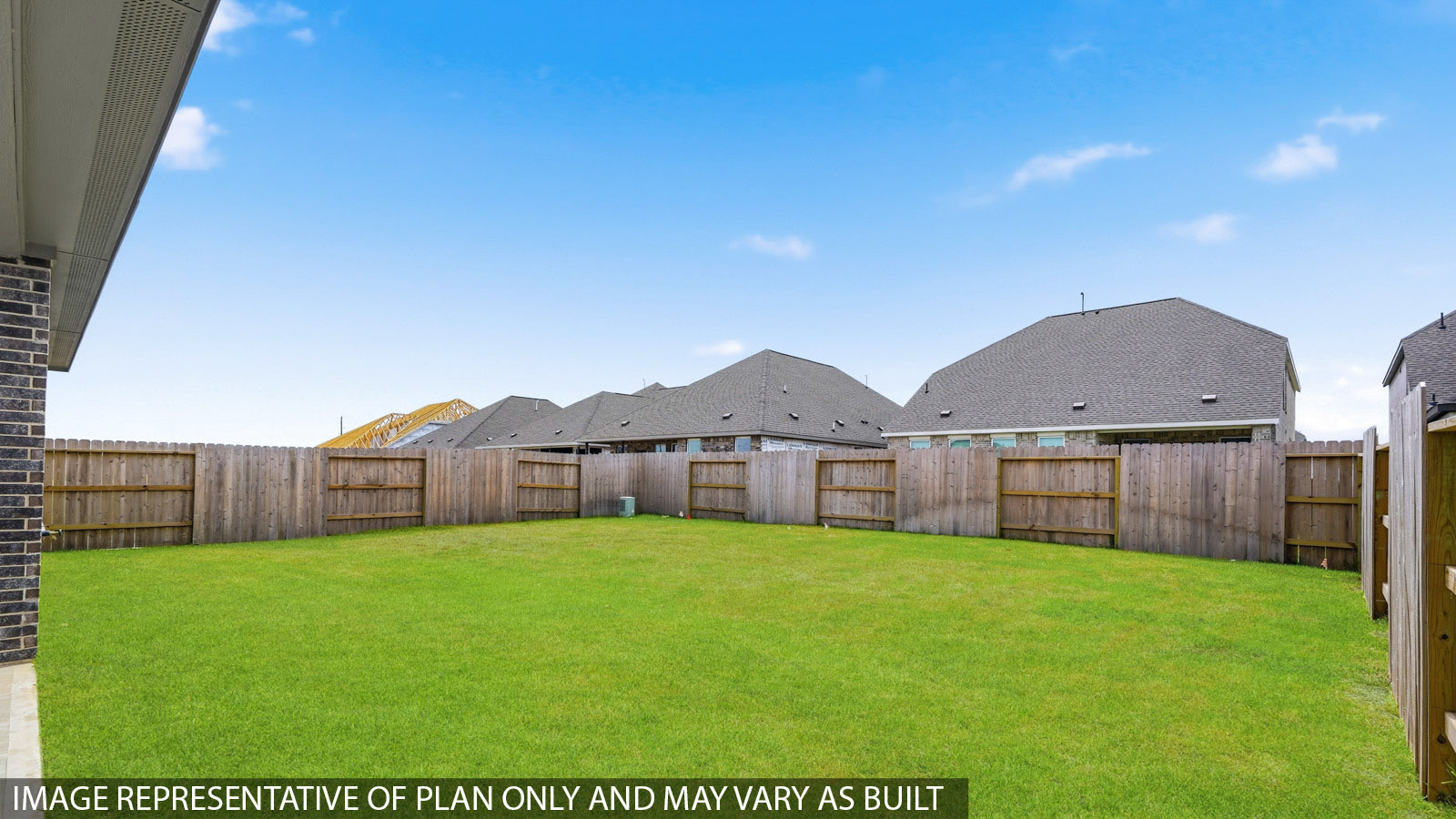 backyard with covered patio