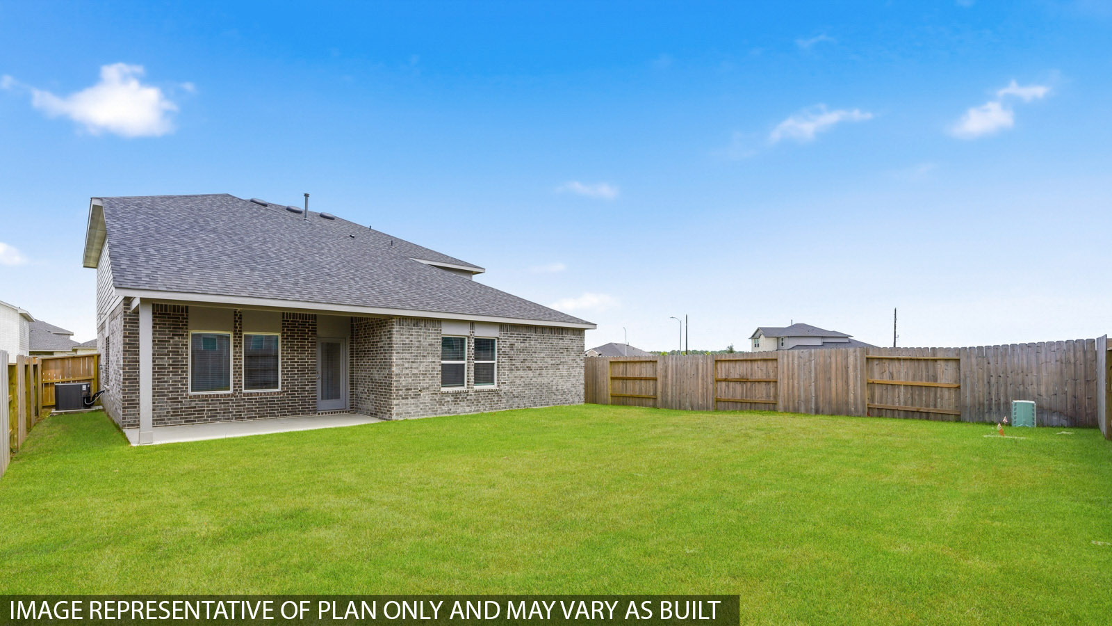 backyard with covered patio