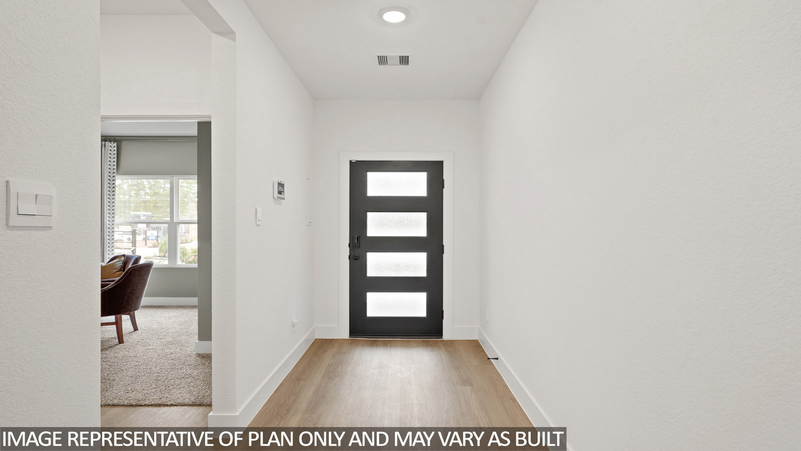 entryway with vinyl flooring