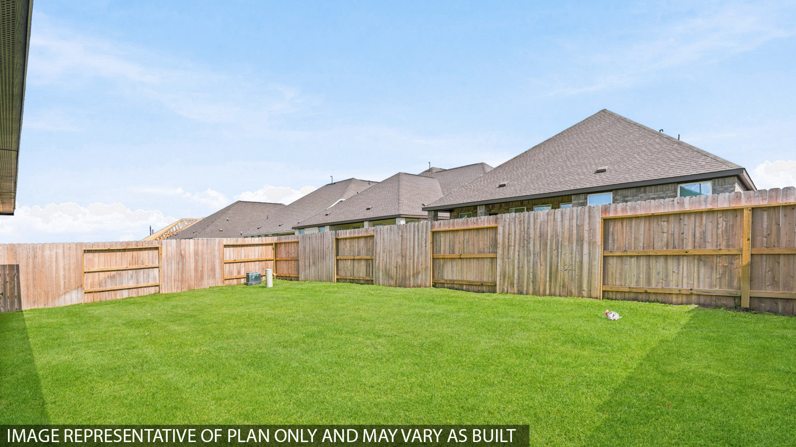backyard with covered patio