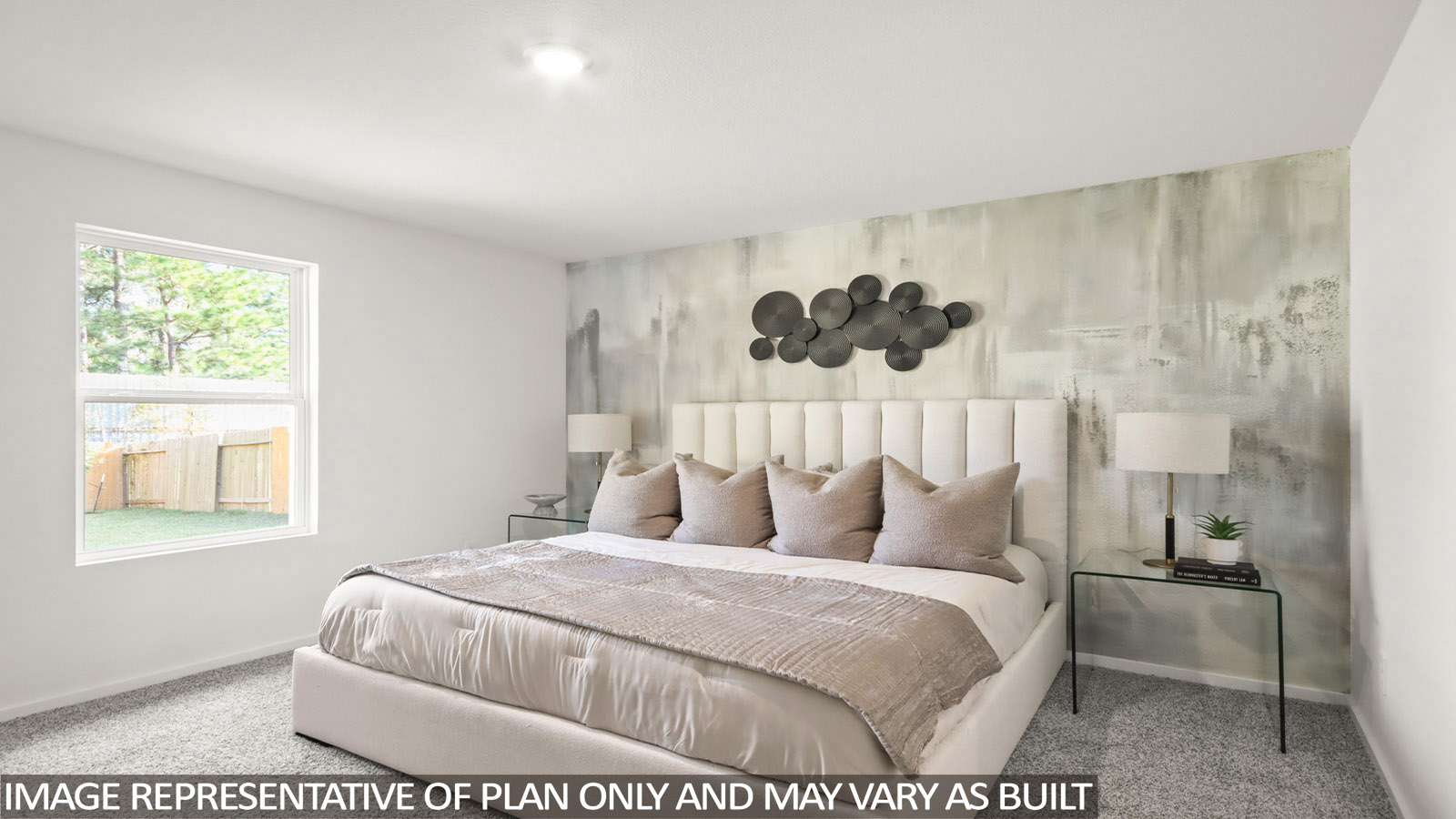 bedroom with carpet flooring