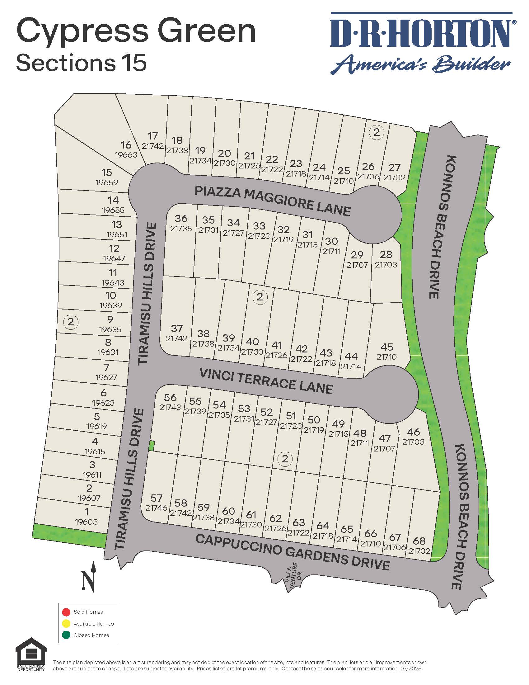 Static Lot Map