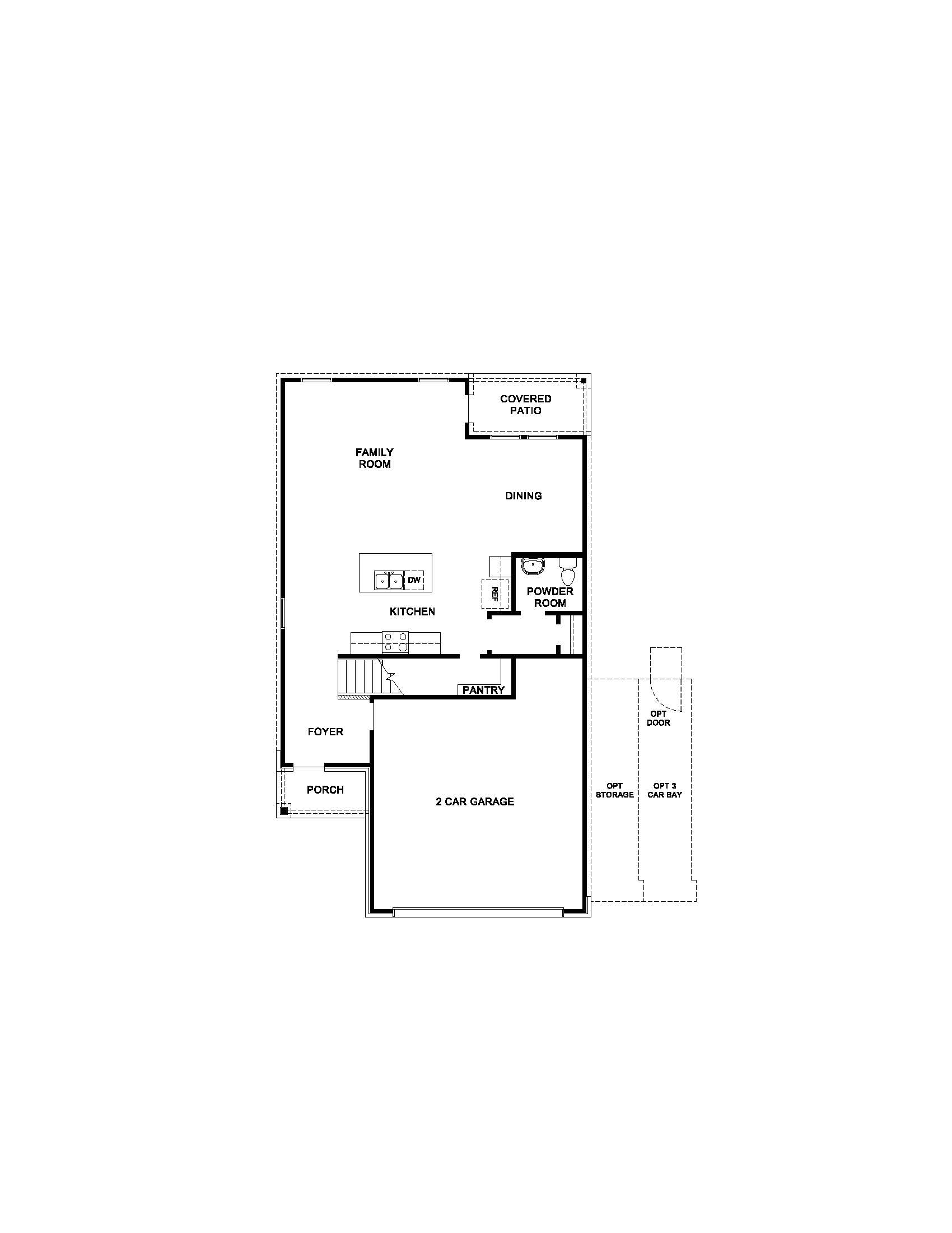 E30K First-Story Floor Plan