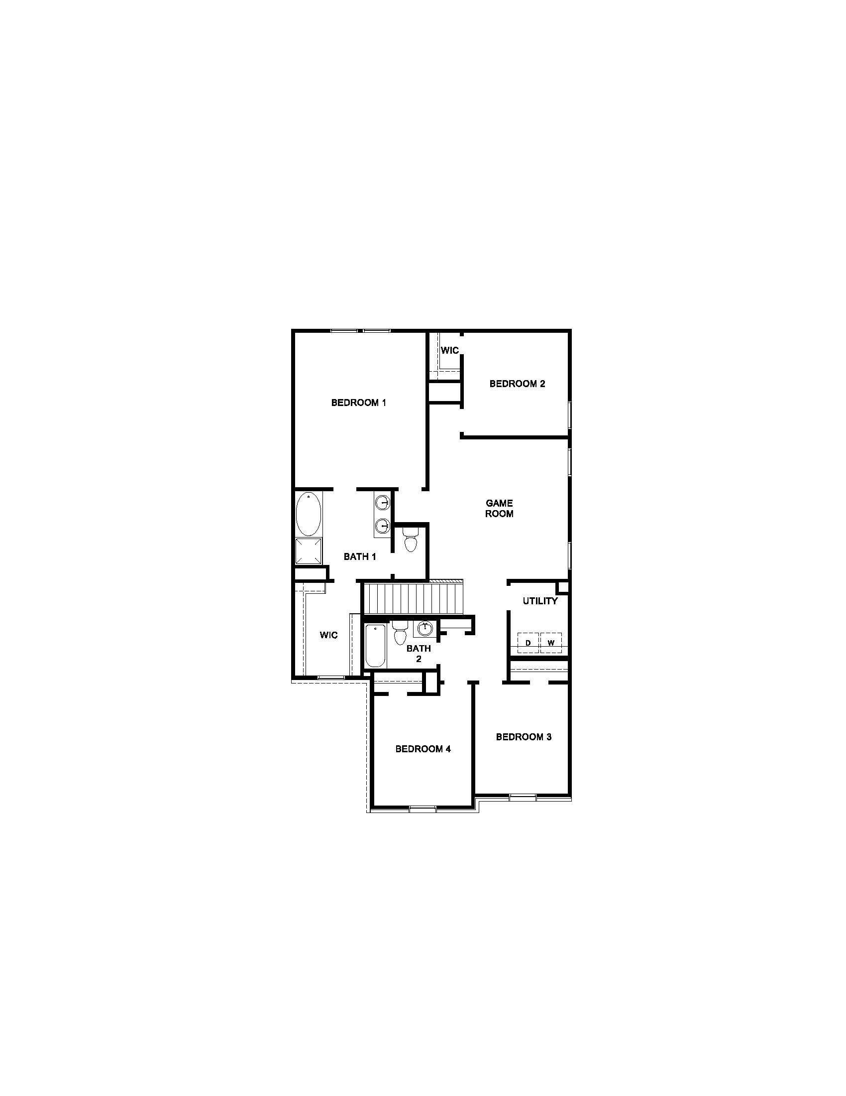 E30K Second-Story Floor Plan