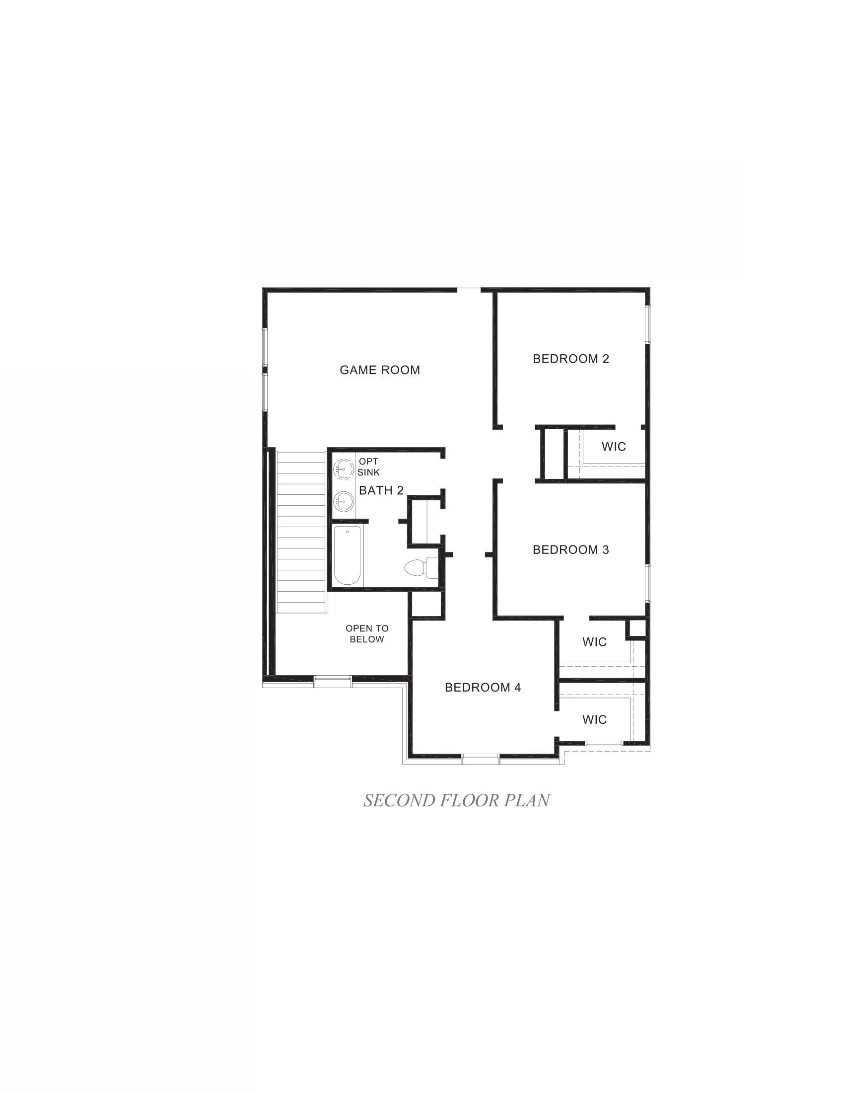 E30R Second-Story Floor Plan