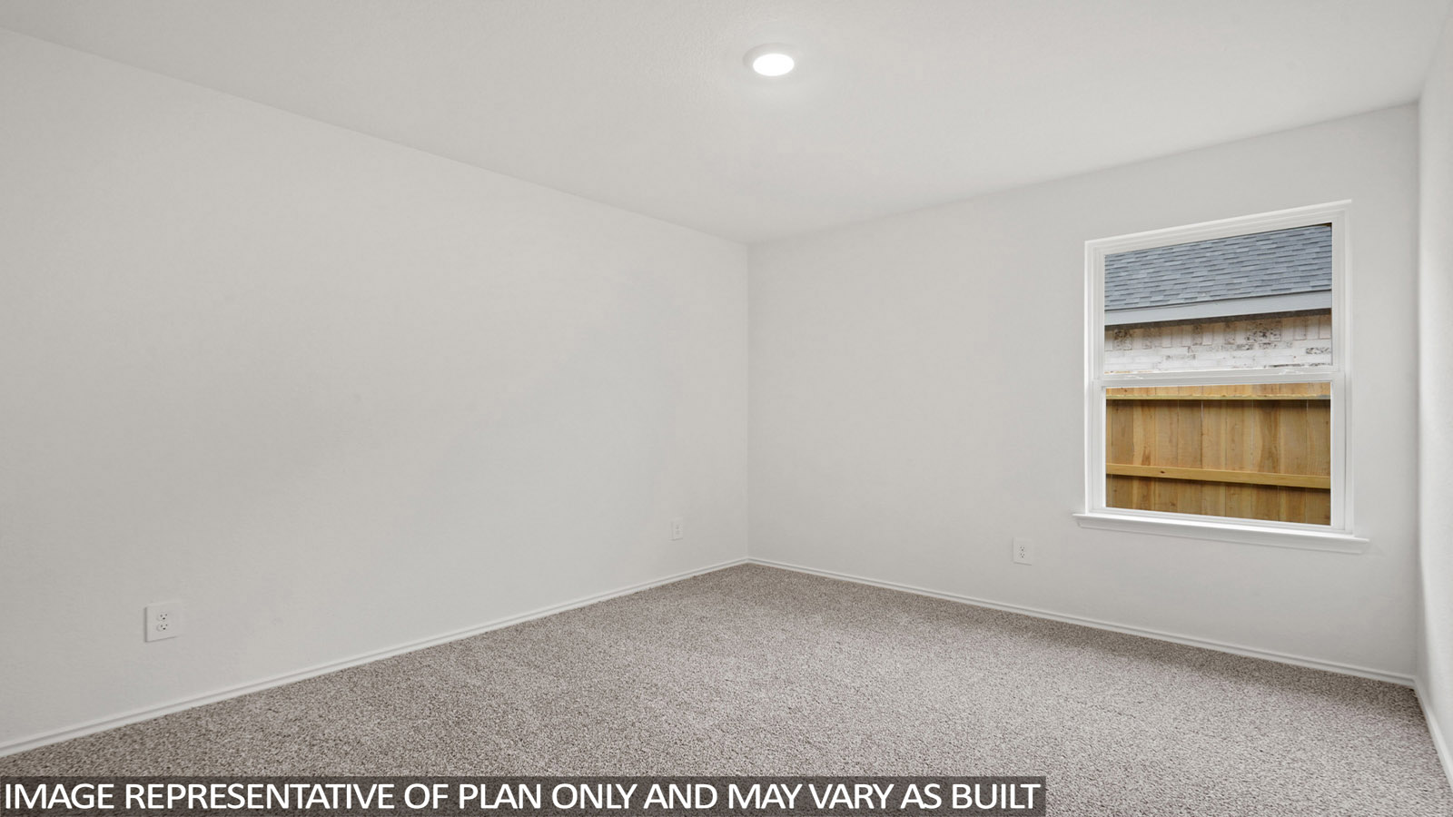 bedroom with Mohawk carpet flooring