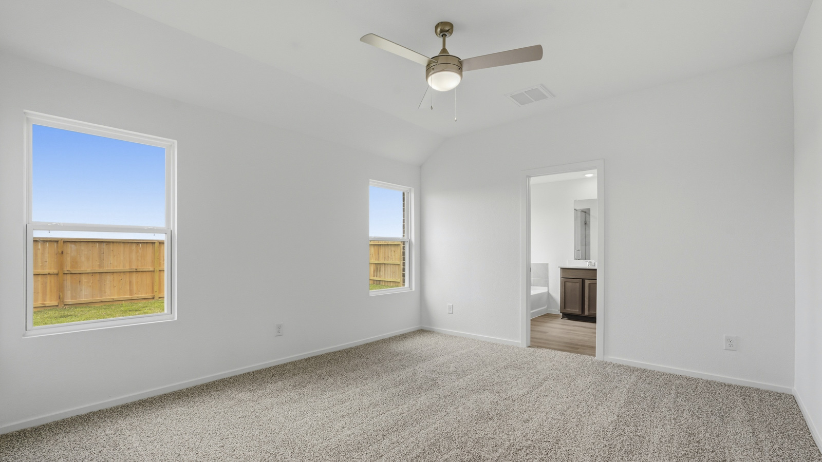 bedroom with Mohawk carpet flooring in Katy, TX
