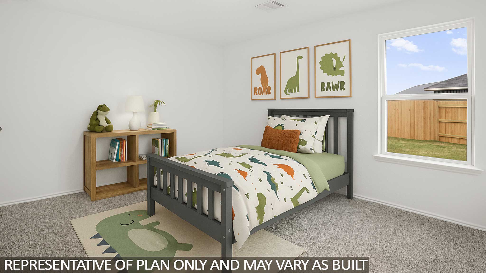 bedroom with Mohawk carpet flooring in Katy, TX