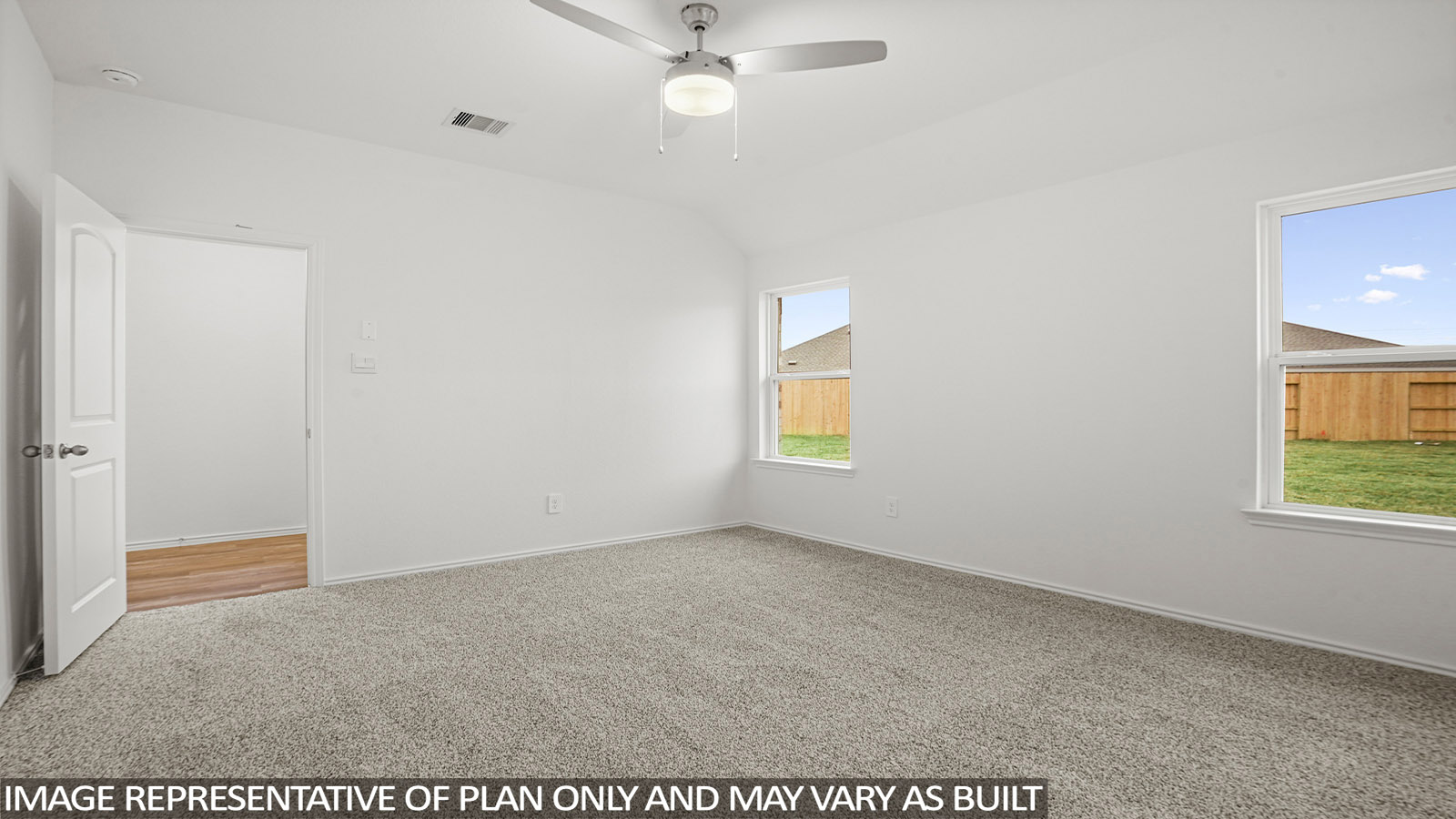 bedroom with Mohawk carpet flooring in Katy, TX