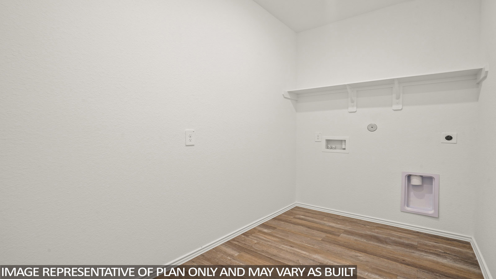 living room with vinyl flooring