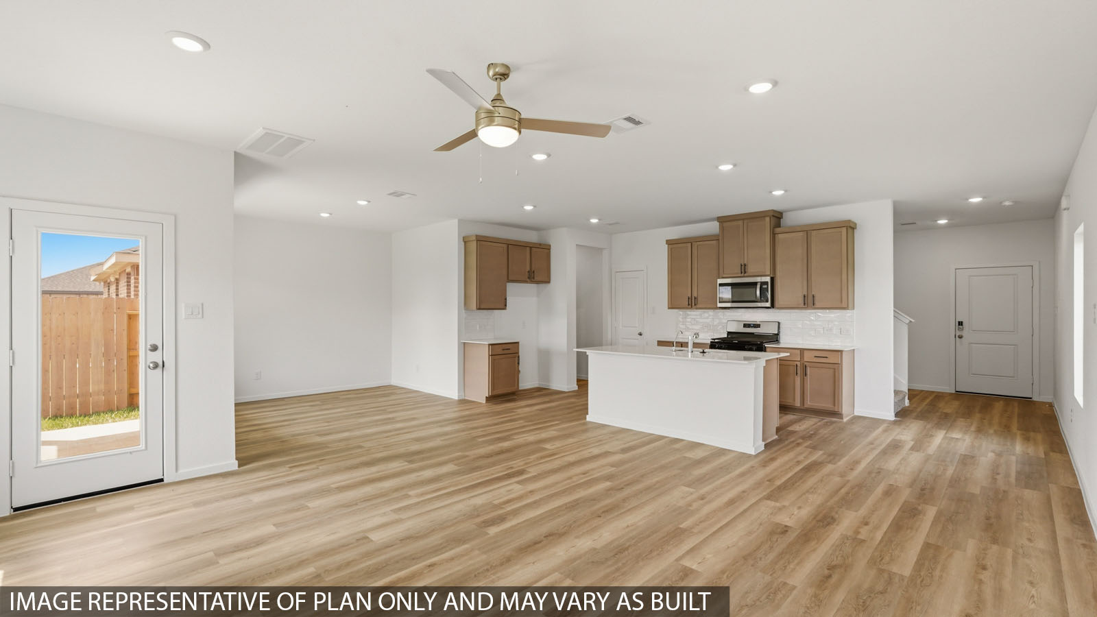 kitchen with quartz countertops and stainless steel appliances