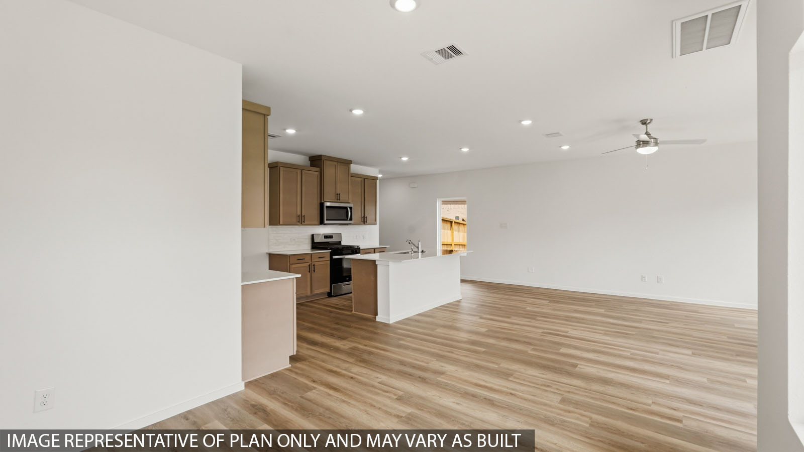 kitchen with quartz countertops and stainless steel appliances