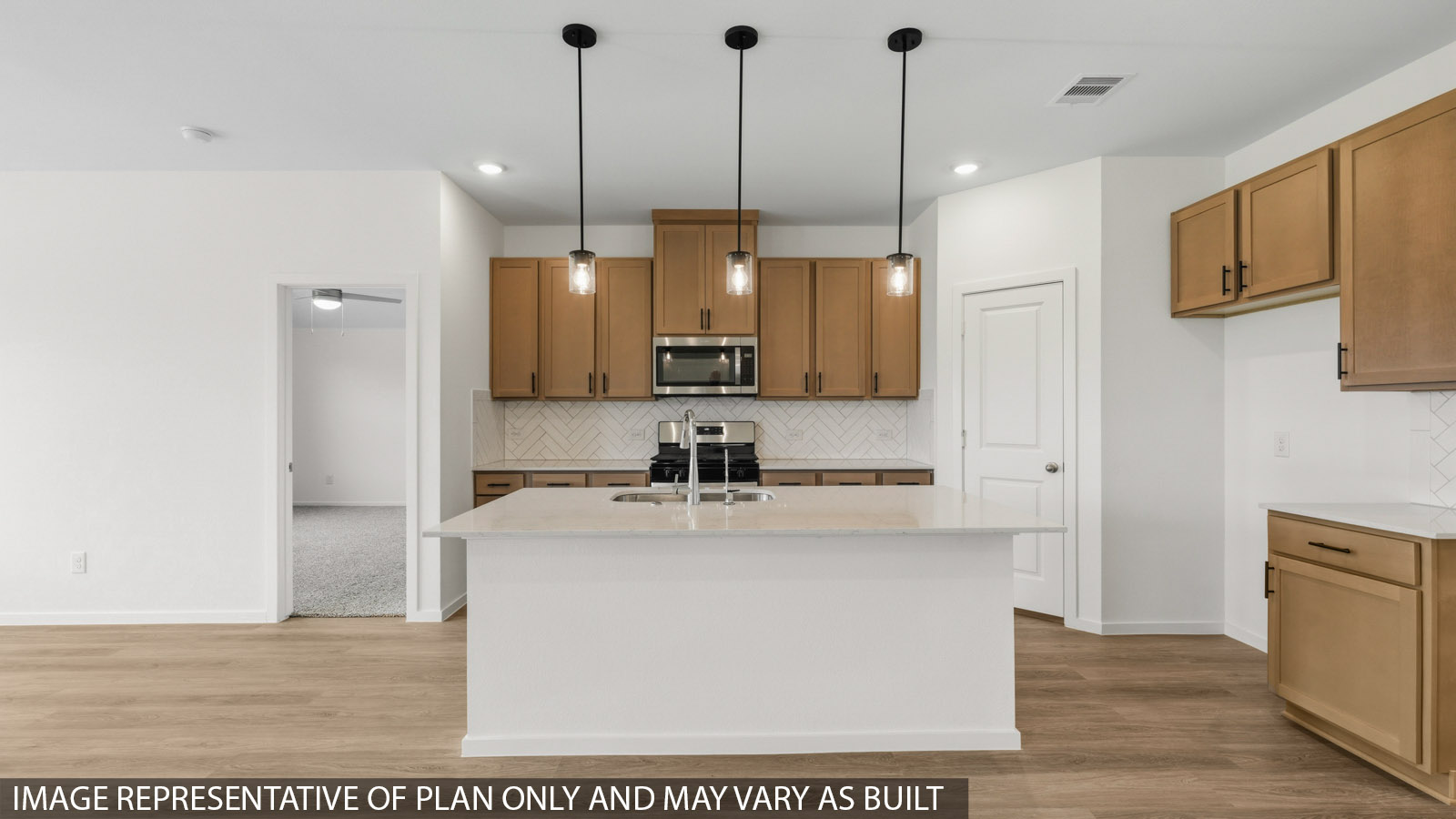 kitchen with quartz countertops and stainless steel appliances