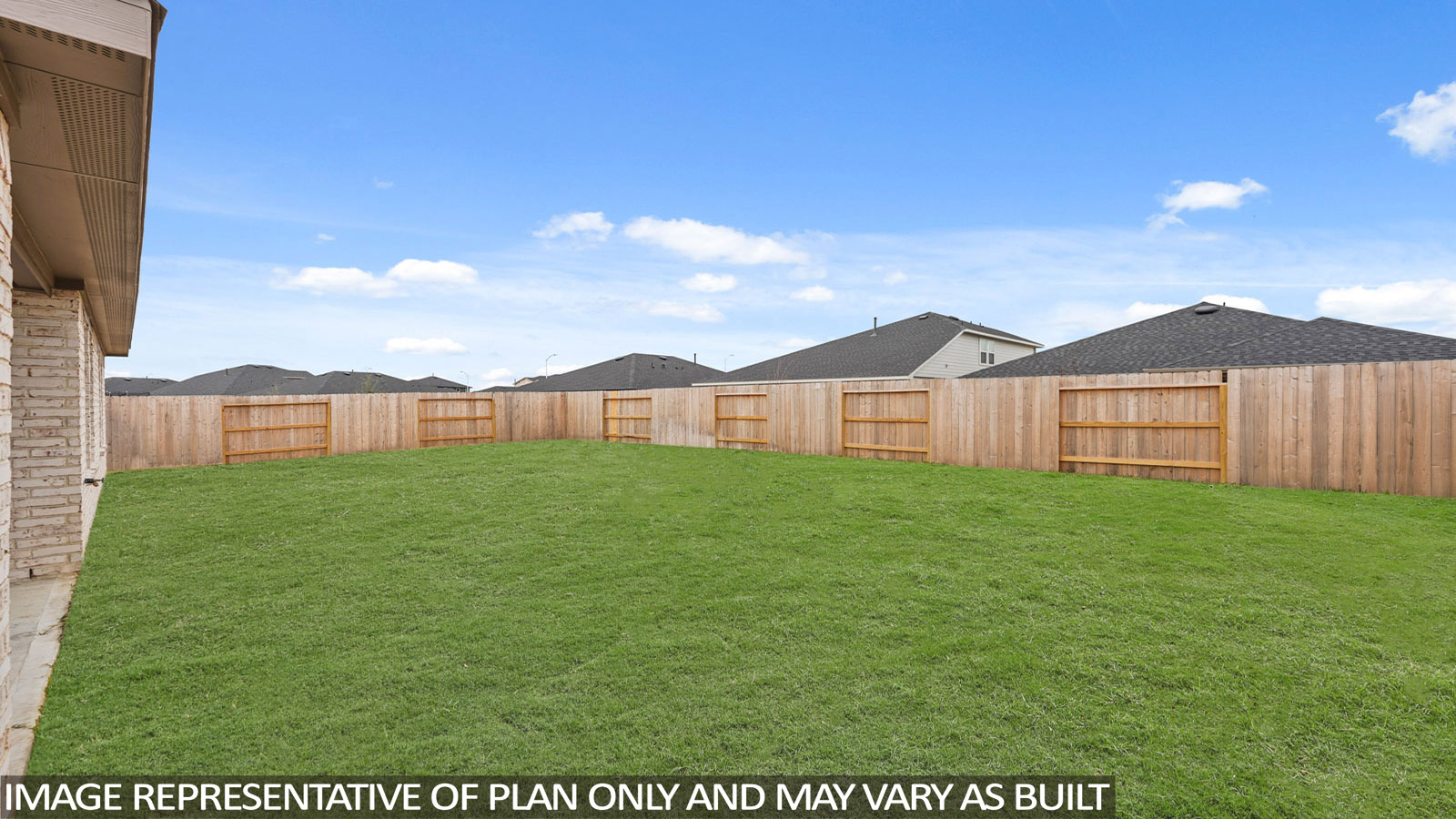 backyard with covered patio