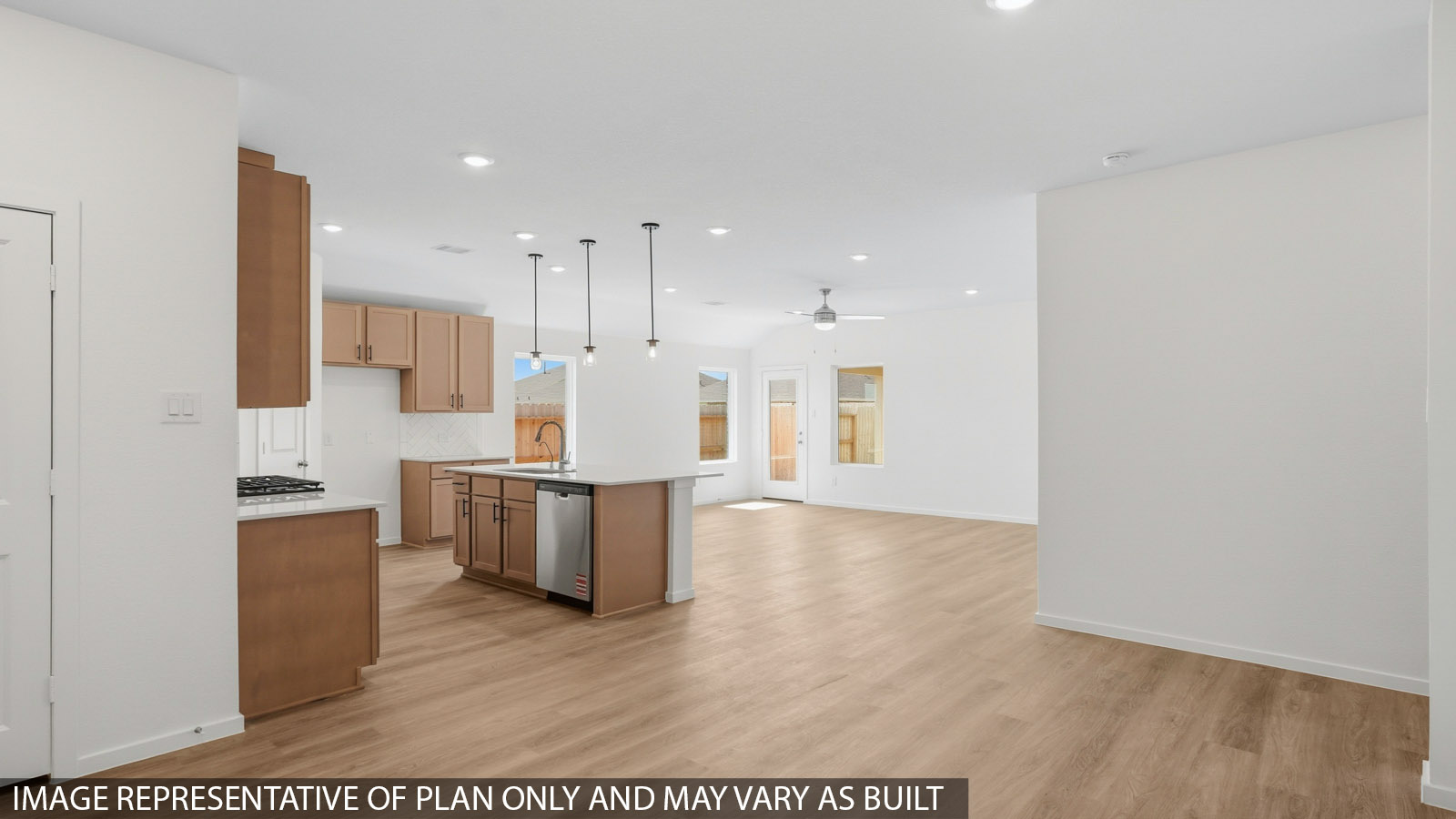 kitchen with quartz countertops and stainless steel appliances