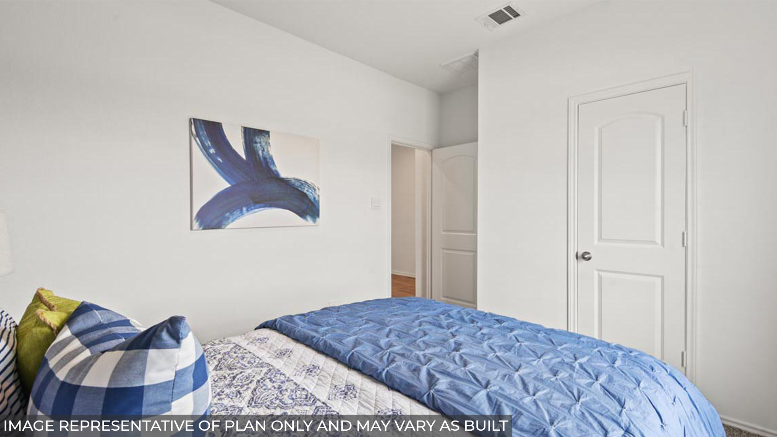 Secondary bedroom with bright window