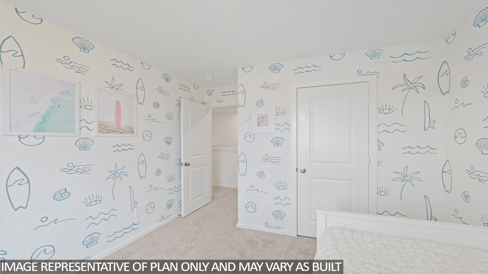 bedroom with carpet flooring