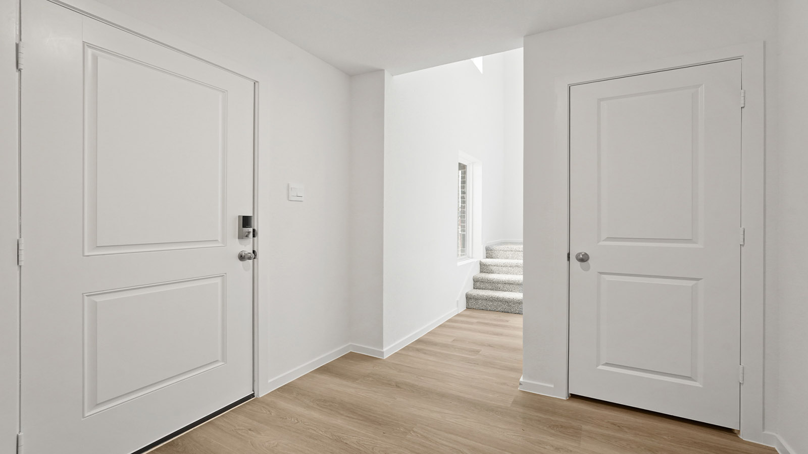 entryway with vinyl flooring