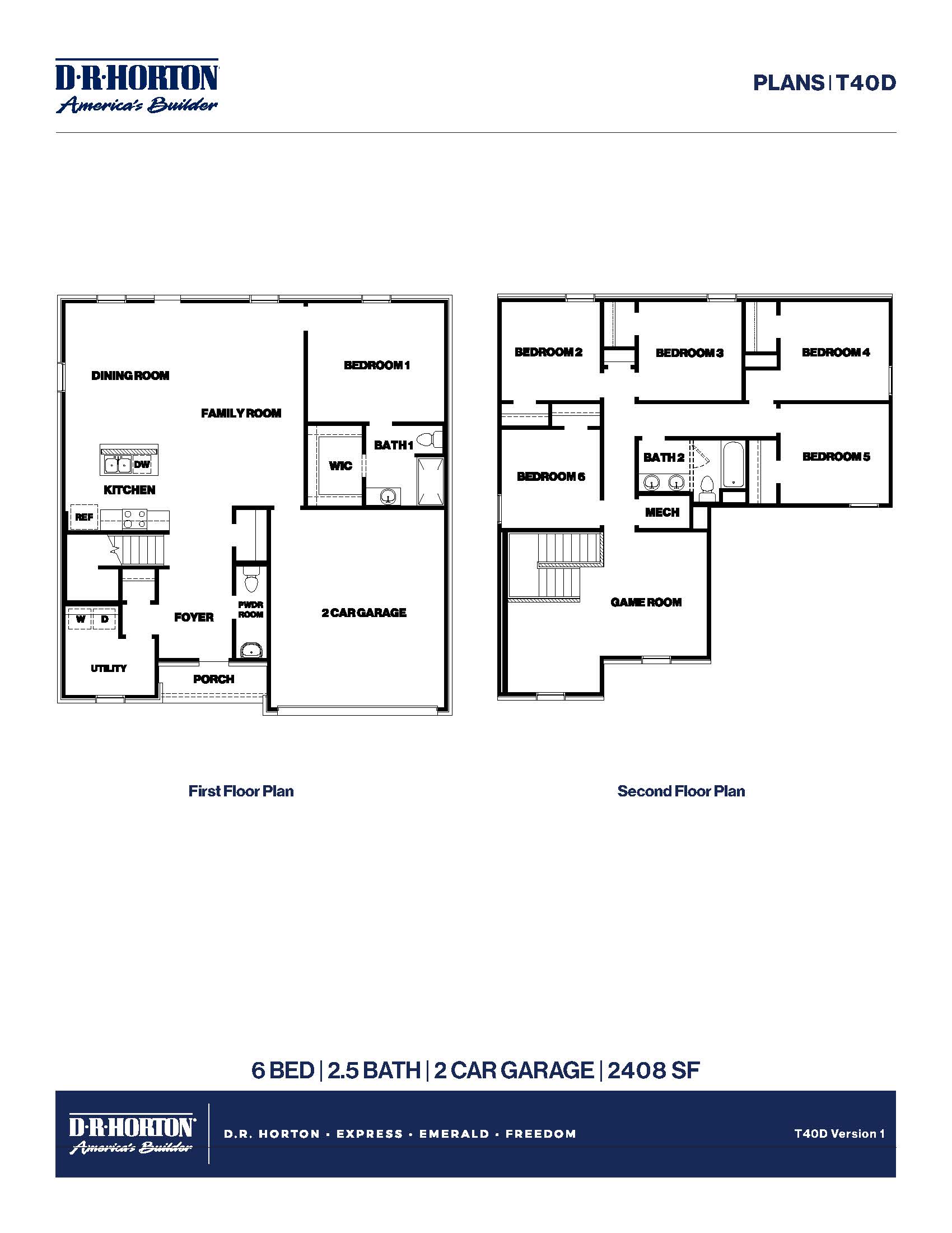 Dallas floorplan layout