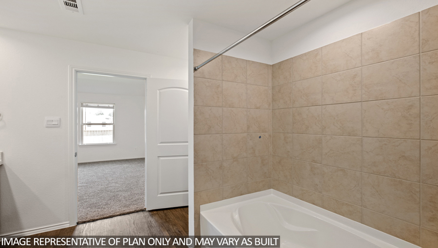 Primary bathroom with stand-alone shower