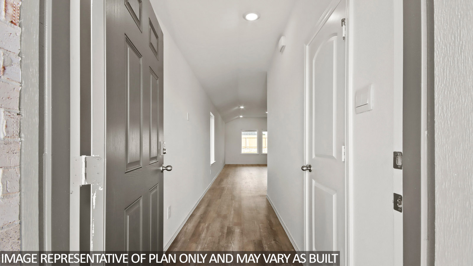 entryway with vinyl flooring