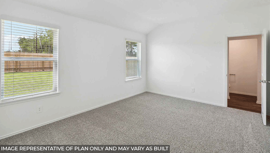 bedroom with carpet flooring and windows in Magnolia, TX