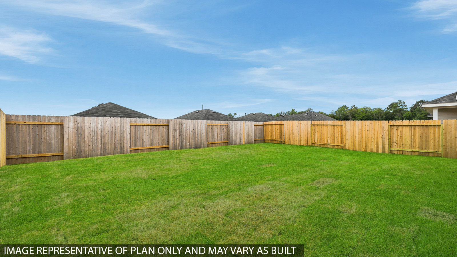backyard with covered patio