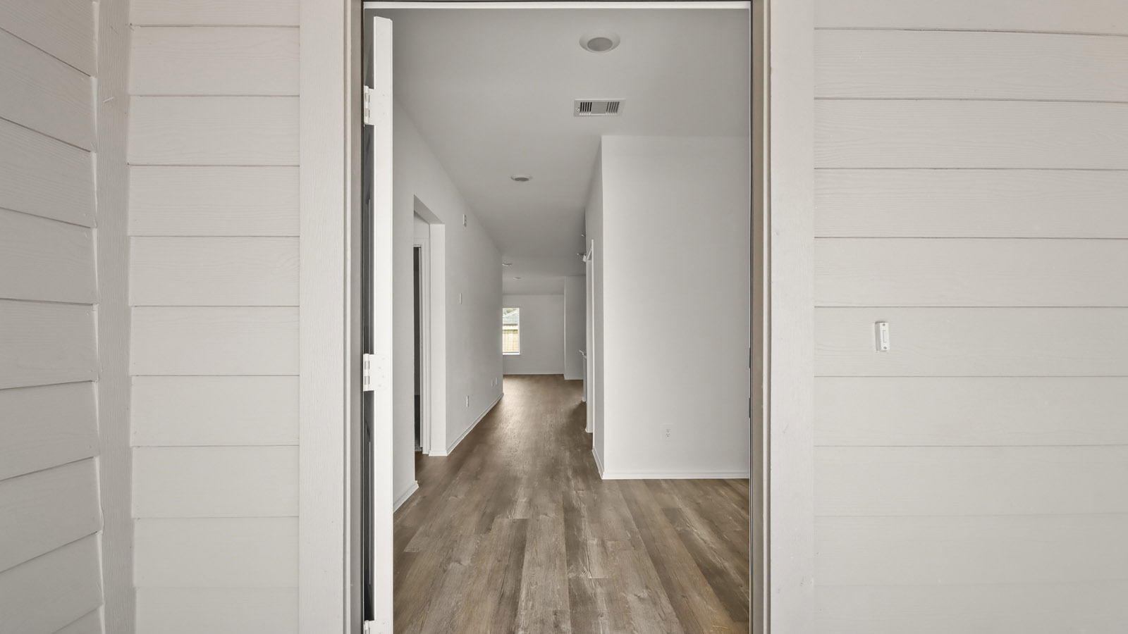 entryway with vinyl flooring