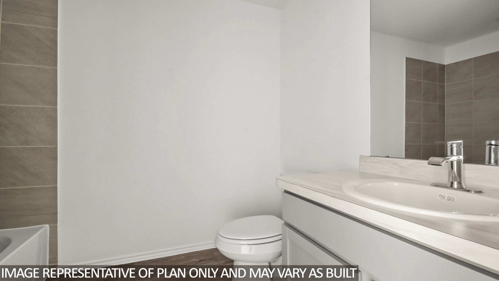 bathroom with built in shelving