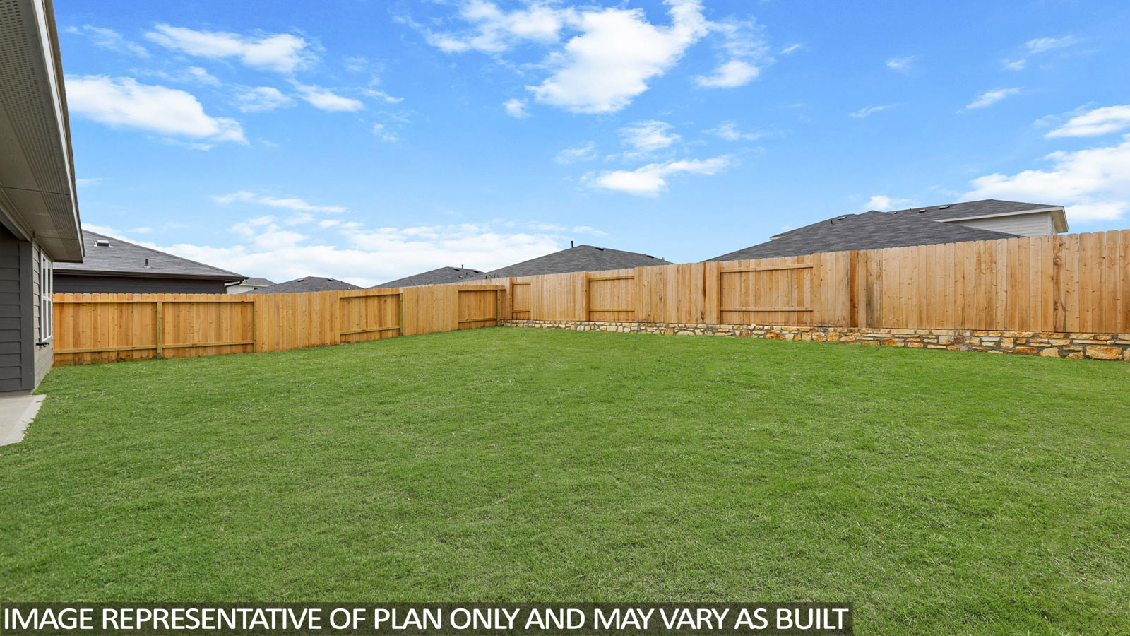 backyard with covered patio
