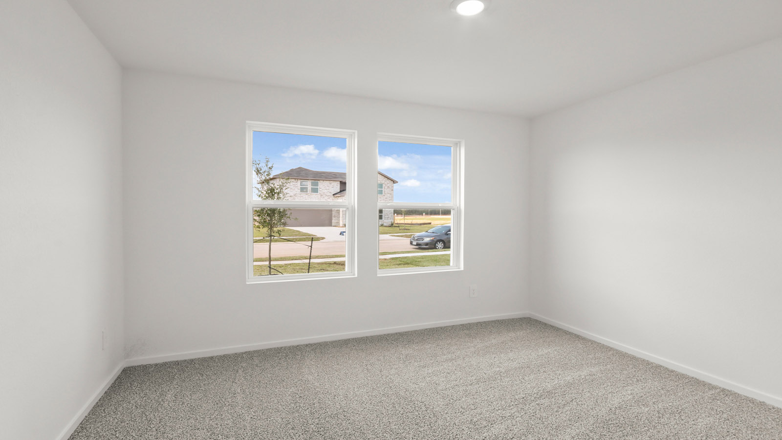 bedroom with carpet flooring