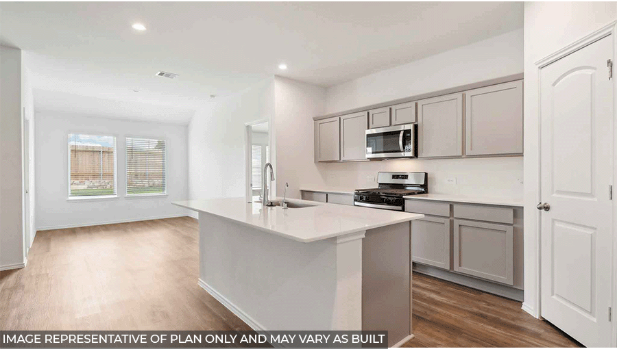 kitchen with quartz countertops and stainless steel appliances